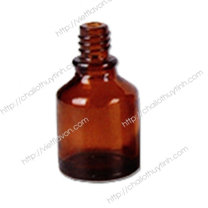 Chai lọ thủy tinh màu hổ phách mã 52