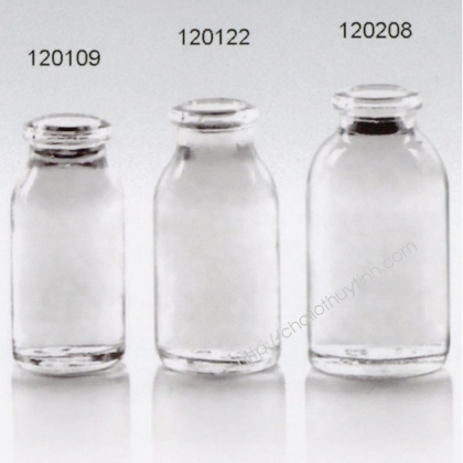 Chai lọ thủy tinh màu trắng mã 12