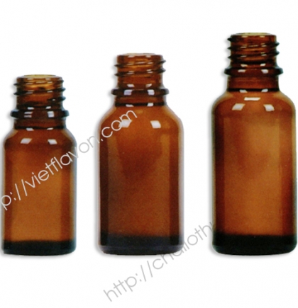 Chai lọ thủy tinh màu hổ phách mã 49