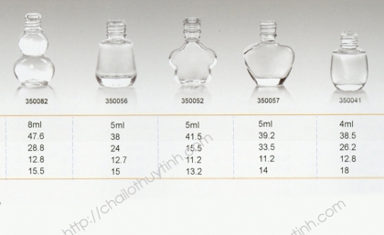 Chai lọ thủy tinh màu trắng mã 358