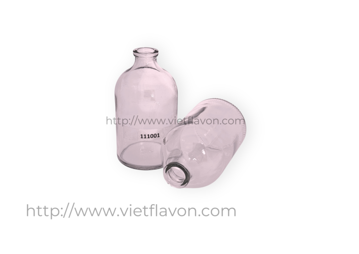 Chai lọ thủy tinh màu trắng mã 11