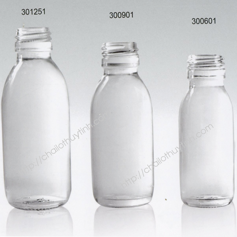 Chai lọ thủy tinh màu trắng mã 30