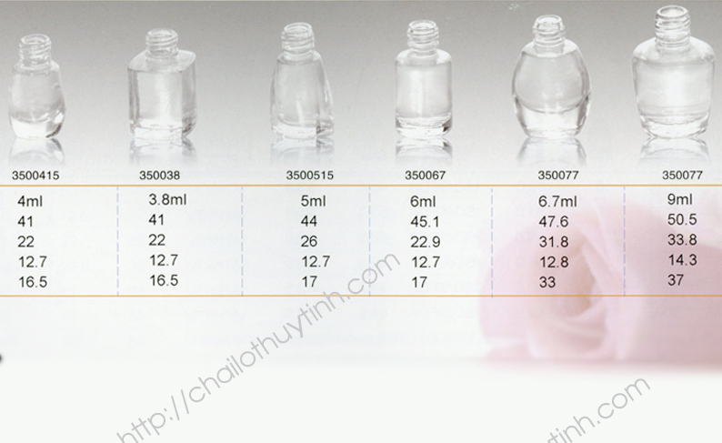 Chai lọ thủy tinh màu trắng mã 3514