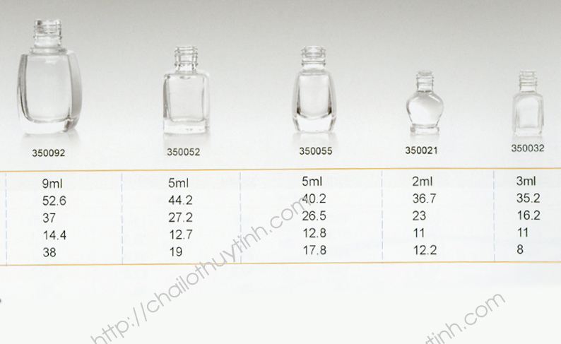 Chai lọ thủy tinh màu trắng mã 357