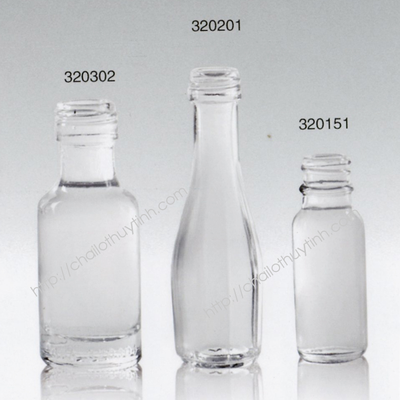 Chai lọ thủy tinh màu trắng mã 32
