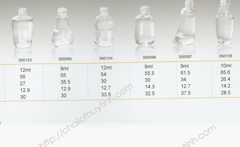 Chai lọ thủy tinh trắng mã 3513
